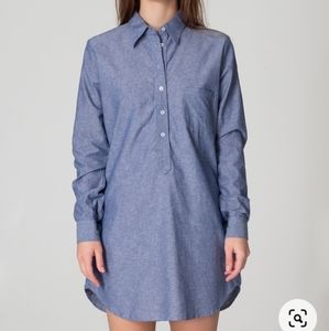 American Apparel Denim Shirt-dress